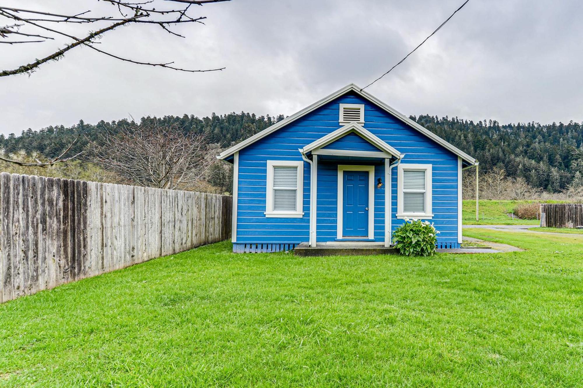 Cozy Norcal Cottage 2 Mi To Redwoods And Beaches! Orick Экстерьер фото