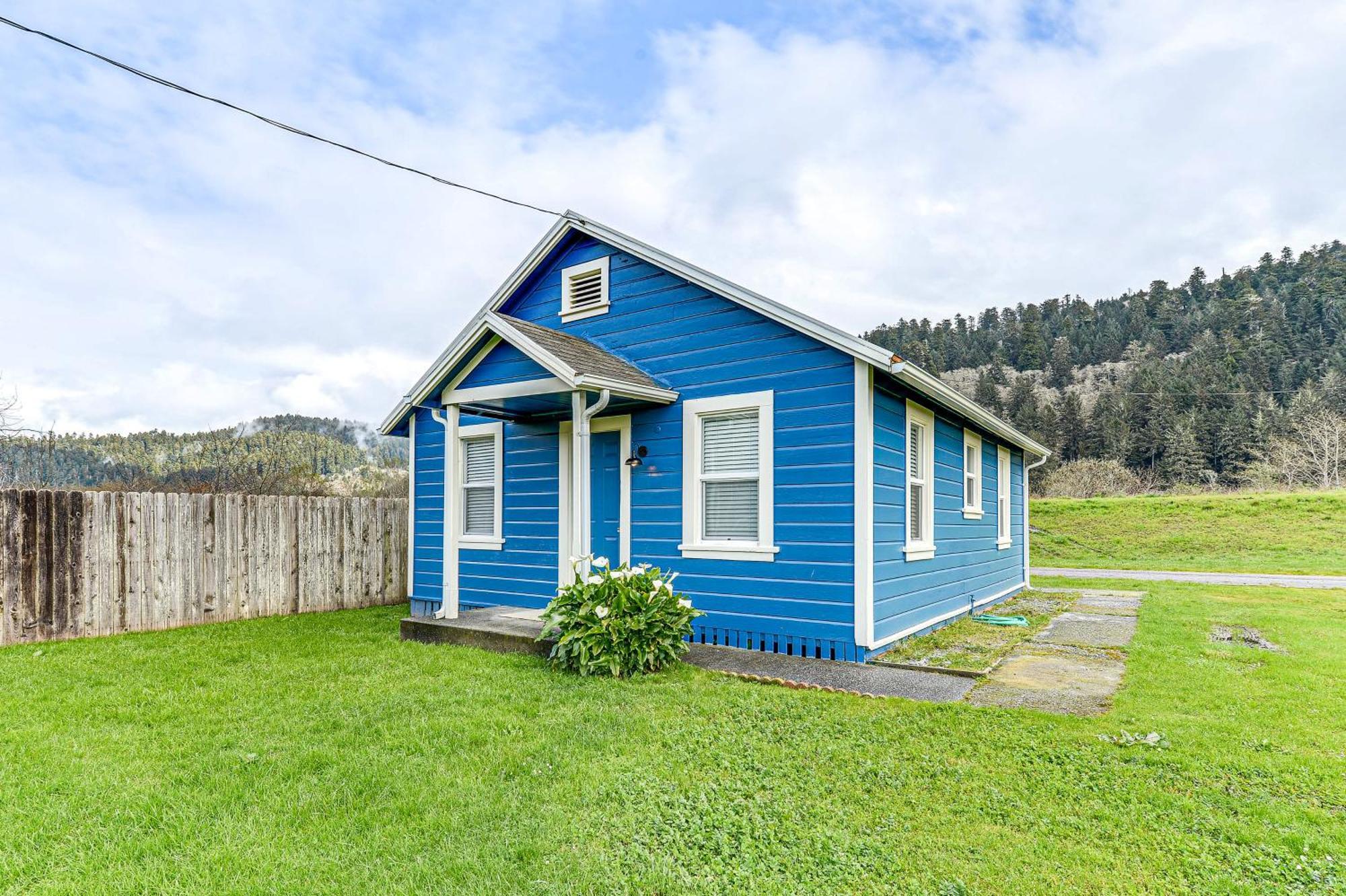 Cozy Norcal Cottage 2 Mi To Redwoods And Beaches! Orick Экстерьер фото